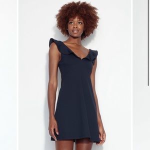 Susana Monaco Double Ruffle Sleeve Dress NWOT